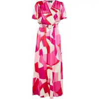 Faina Vestido rosa / cor-de-rosa / rosa escurecido / branco