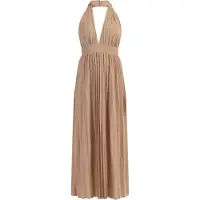 Faina Vestido de festa areia