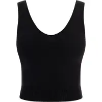 Faina Top de malha preto