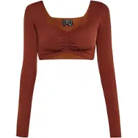 Faina Camisa castanho ferrugento
