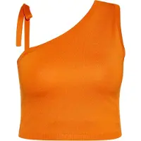 Faina Top de malha laranja