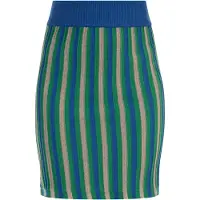 Faina Saia areia / azul / verde