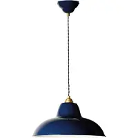 Anglepoise Candeeiro suspenso Original 1227 Brass Midi Wide, azul