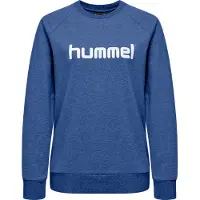 Hummel Sweatshirt de desporto azul / branco