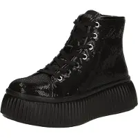 Karl Lagerfeld Botim com fivela preto