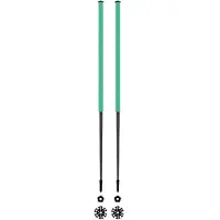 Les batons d'Alain - Bastões ski - Emeraude para Unissexo - Tamanho 115 cm - Verde