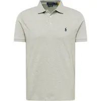 Ralph Lauren para homem. 710941439004 Pólo em piqué esticado Custom Slim Fit cinzento (XL), Casual, Cinza, Algodão, Manga curta