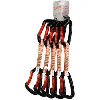 Qi´roc Mosquetão Racing Straight/curve+express Dyneema 12x120 Mm+mini 5 Unidades