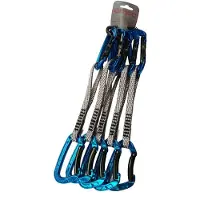 Qi´roc Mosquetão Elektra Straight/curve+express Dyneema 12x170 Mm+mini 5 Unidades