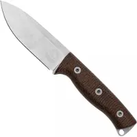 White River Knives Ursus Cub UR35-BNA CPM Magnacut, Natural Burlap Micarta faca de bushcraft, bainha de Kydex com pederneira
