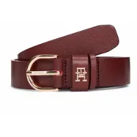 Tommy Hilfiger Cintos 'Essential Effortless' ouro / vermelho vinho
