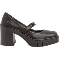 Art para mulher. 119771101003_001 Sapatos de couro 1977 preto -Altura do salto 9cm (38), 8 a 10cm, Velcro, Casual