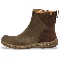 El naturalista para mulher. 2545011DB005_5DB Botins em pele N5450 verde (39), Couro, Plano, Zíper, Casual
