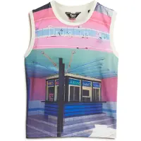 Superdry Camiseta Sem Mangas Sub Print