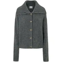 Pepe Jeans para mulher. PL702189 Casaco de malha Irma cinzento (S), Casual, Cinza, Acrílico