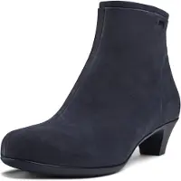 Camper para mulher. 46232-034 Botins em pele Helena low navy (38), Couro, Azul, 3 a 5cm, Zíper, Casual, Marinho