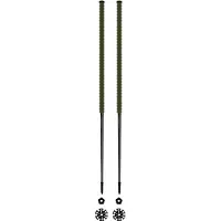 Les batons d'Alain - Bastões ski - Koa para Unissexo - Tamanho 145 cm - Caqui