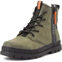 Bugatti Botas com atacadores cáqui / preto