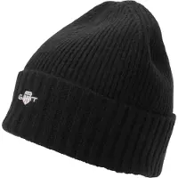 Gant para homem. 9910023 Boné Shield preto (OSFA), Casual, Lã