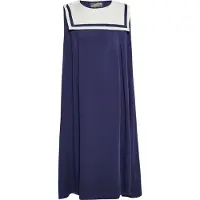 Dreimaster Vestido marinho / branco