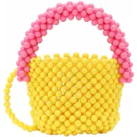 Koosh Malas de tiracolo amarelo / rosa