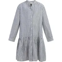 Dreimaster Vestido 'Mimo' azul escuro / branco
