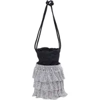NAEMI Mala de ombro preto / prata