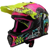 LS2 Capacete Off-road Júnior Mx437 Fast Ii Mini Gorilla