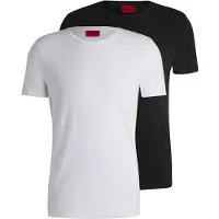 HUGO Camisa 'Round' preto / branco