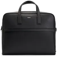 BOSS Pasta 'Zair' cinzento-prateado / preto