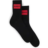 HUGO Meias vermelho / preto