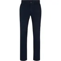BOSS para homem. 50510933 Calças Chino Slim Navy (36/34), Casual, Algodão, Marinho