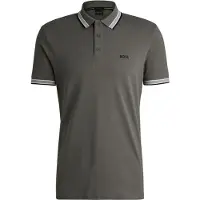 HUGO BOSS para homem. 50469055 Polo Paddy cinza (XXL), Casual, Algodão, Manga curta