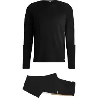 BOSS para homem. 50535718 Fato de treino Balance Long preto (XXL), Casual, Algodão, Manga comprida