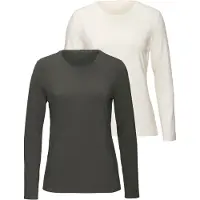 LASCANA Camisa ecru / cinzento