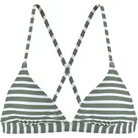 Venice beach Top de biquíni jade / branco