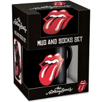 Pyramid Com Caneca E Meias Rolling Stones Tongue Conjunto De Presente 315ml