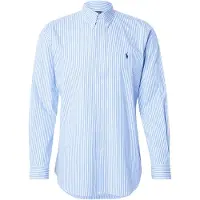 Ralph Lauren para homem. 710929346001 Camisa de popelina e elástico Custom Fit azul (XL), Casual, Algodão, Manga comprida