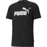 Puma T-Shirt mangas curtas ESS LOGO TEE homens - Preto - US M