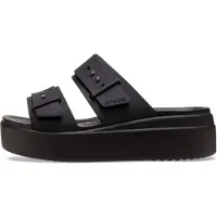Crocs Chinelos BROOKLYN SANDAL LOWWDG W mulheres - Preto - 39 / 40