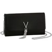 Valentino Clutches 'Divina' preto / prata