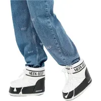 Moon Boot para mulher. 80D1409340 Botas Icon Low Nylon brancas (39/41), Branco, Plano, Nenhum, Casual, Neve