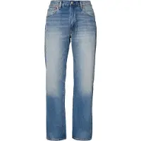 Levi's para homem. 000LO-0004 Calças de ganga 555 de corte reto azul (34/32), Casual, Algodão, Denim