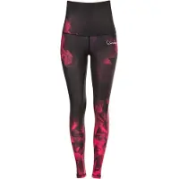 Winshape Calças de desporto 'HWL102' chocolate / vermelho rubi / branco