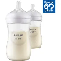 Philips AVENT Mamadeira Natural Response 1 mês+ 2x260 ml