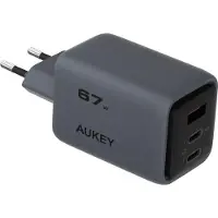 Aukey Carregador De Parede Usb-a E Usb-c 67w