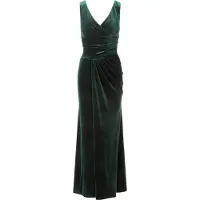 Kraimod Vestido de festa verde escuro