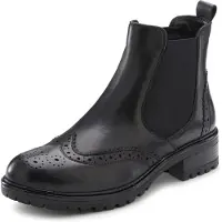 LASCANA Botas chelsea preto