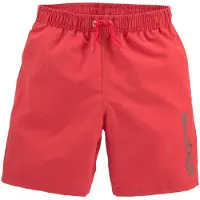s.Oliver Calções de banho cinzento escuro / vermelho