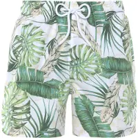 s.Oliver Calções de banho creme / verde / branco